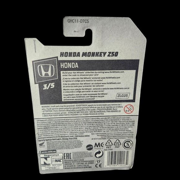 🆕️ HOT WHEELS 2019 Honda Monkey Z50 - Picture 4 of 4